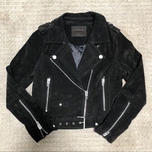 Blank NYC - Belted suede jacket